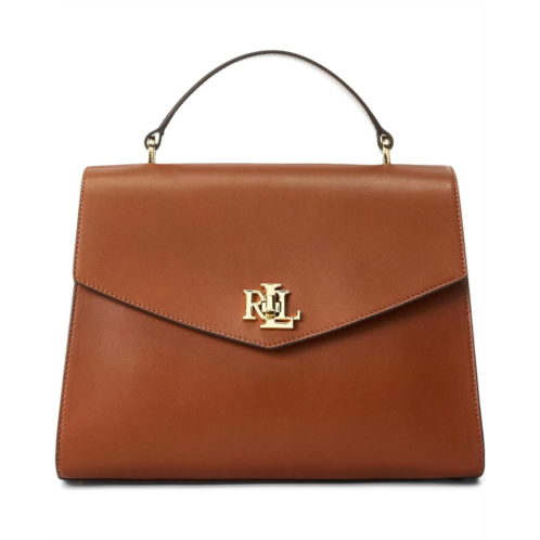 POLO RALPH LAUREN Leather Medium Farrah Satchel