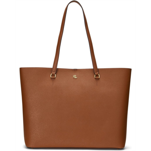 POLO Ralph Lauren Lauren Ralph Lauren Crosshatch Leather Large Karly Tote