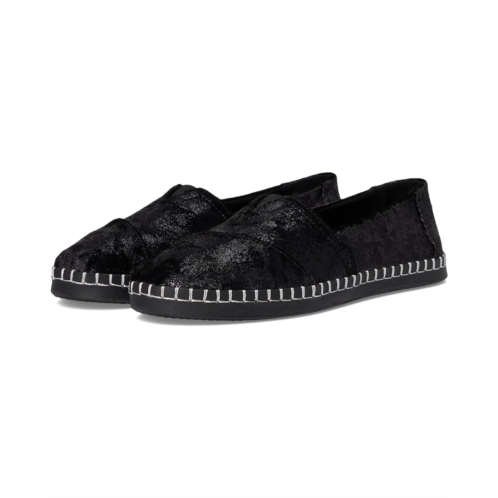 Womens TOMS Alpargata Leather Wrap