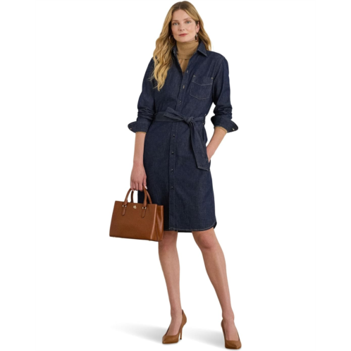 POLO RALPH LAUREN Belted Denim Shirtdress