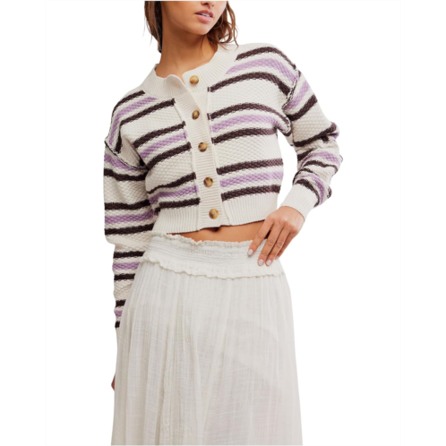 Free People Lila Stripe Cardi