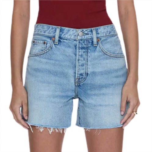 PISTOLA andie high rise vintage cut off short in light medium wash