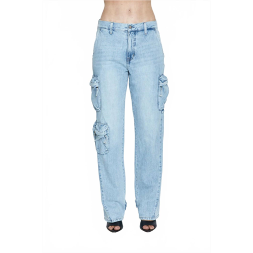 PISTOLA bobbie utility mid rise loose straight cargo in kanan