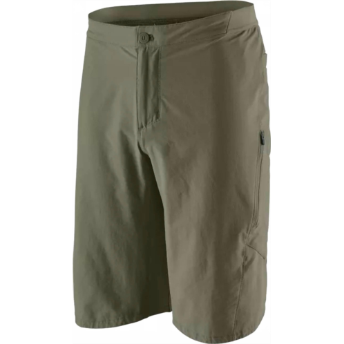 Patagonia mens landfarer bike shorts in forge grey