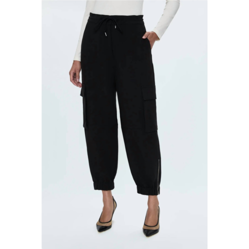 PISTOLA dakota cargo jogger pant in black