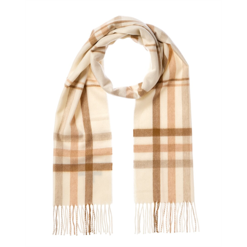 Amicale cashmere check cashmere scarf