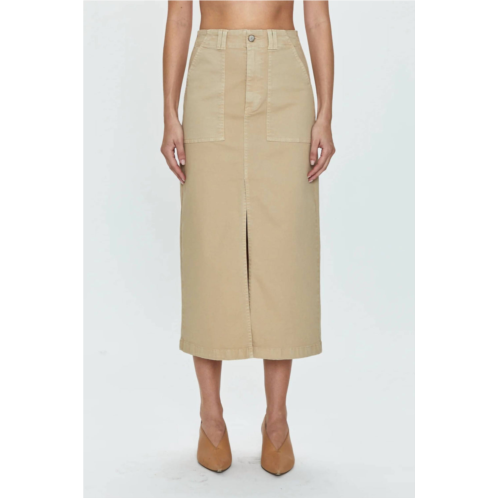 PISTOLA pamela utility skirt in latte