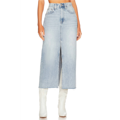 PISTOLA alice high rise midi skirt in brooklyn