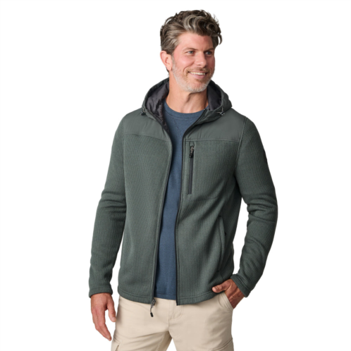 Free Country mens cable fleece brisk jacket