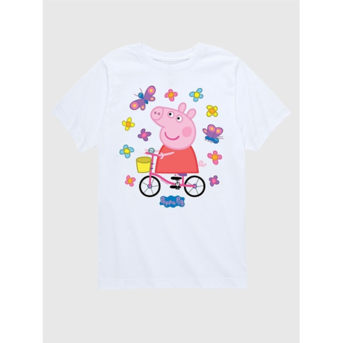 Gap Toddler Peppa Pig Bike Butterflies Short Sleeve T-Shirt