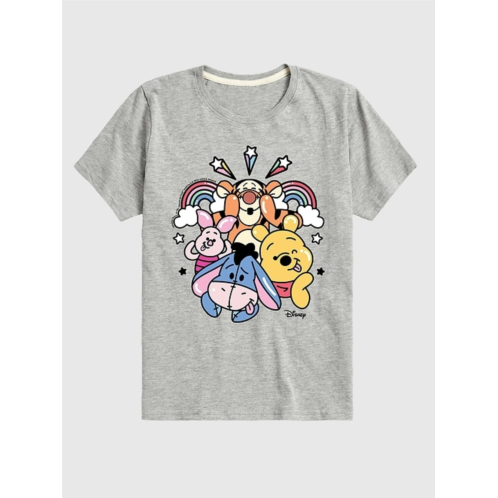Gap Toddler Winnie the Pooh and Friends Rainbow and Stars Short Sleeve Graphic Tee