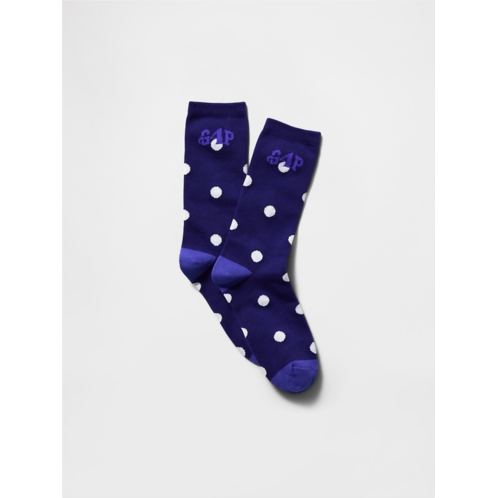 Gap × Awake NY Logo Dotted Crew Socks