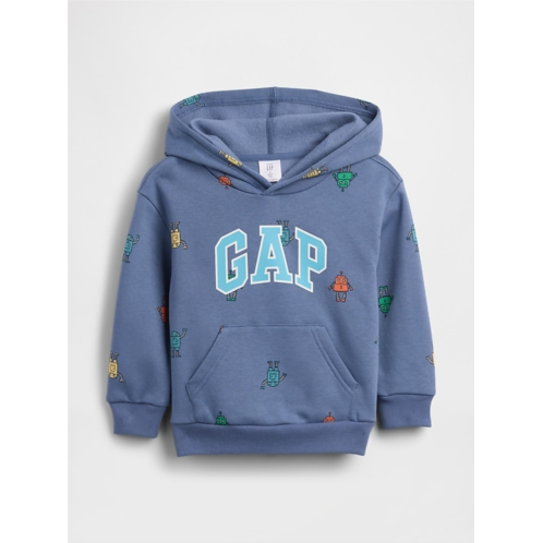 babyGap Relaxed Print Logo Hoodie