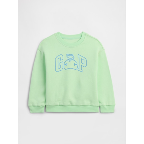 babyGap Logo Relaxed Crewneck Sweatshirt