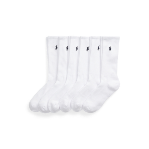 Polo Ralph Lauren Cotton-Blend Crew Sock 6-Pack