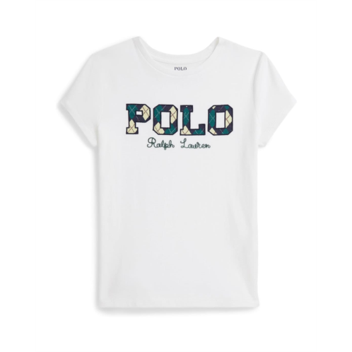 Girls Polo Ralph Lauren Kids Logo Cotton Jersey Tee (Big Kid)
