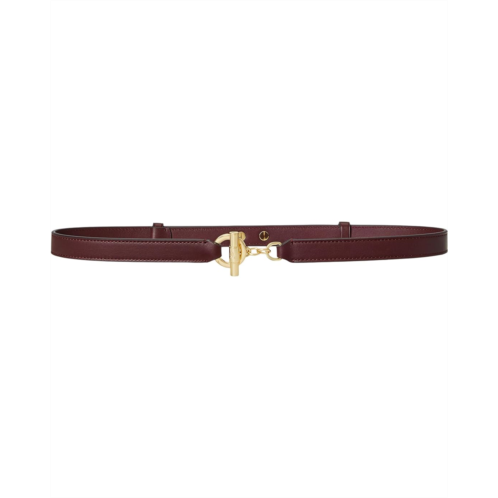 POLO Ralph Lauren Lauren Ralph Lauren Leather Toggle Skinny Belt