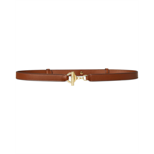 POLO Ralph Lauren Lauren Ralph Lauren Leather Toggle Skinny Belt