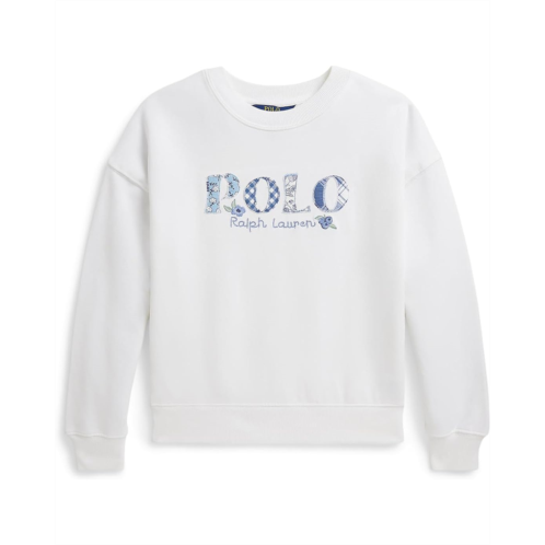 Girls Polo Ralph Lauren Kids Logo French Terry Sweatshirt (Toddler/Little Kid)