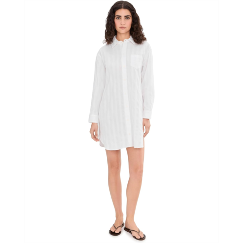 POLO Ralph Lauren Womens Lauren Ralph Lauren Woven Long Sleeve His Shirt Sleepshirt
