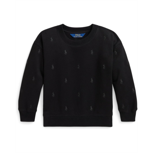 Girls Polo Ralph Lauren Kids Polo Pony Fleece Sweatshirt (Toddler/Little Kid)
