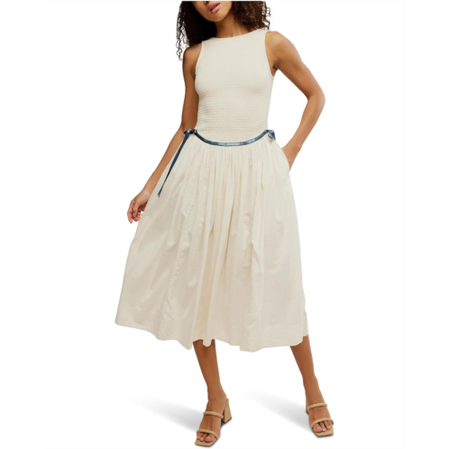 Womens Free People Nightingale Solid Midi