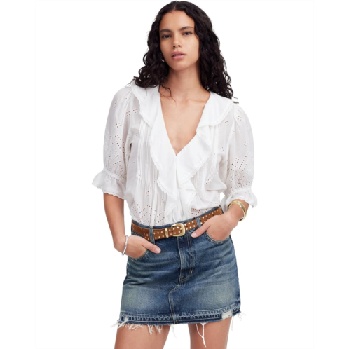 Madewell 5 Pocket Postage Stamp Denim Mini In Croswell