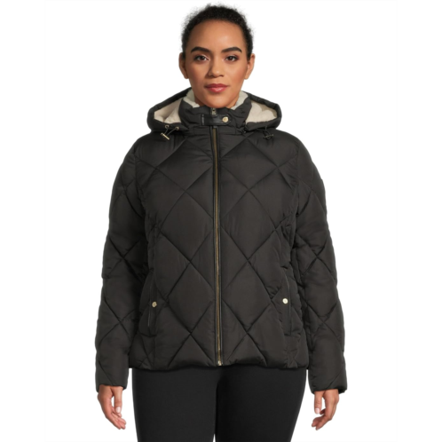 POLO Ralph Lauren Womens Lauren Ralph Lauren Hood Diamond Puffer Pu Biding 25 Poly