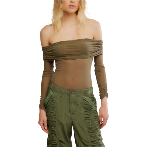 Womens Free People Forget Me Not Bodysuit