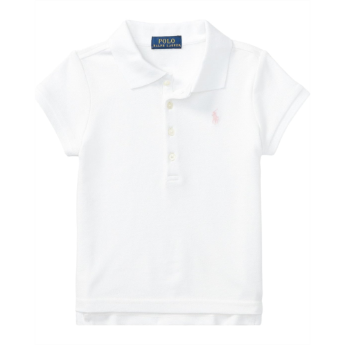 Girls Polo Ralph Lauren Kids Short Sleeve Mesh Polo Shirt (Little Kids)
