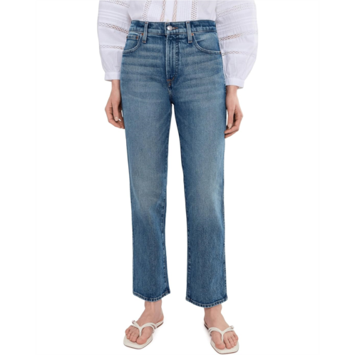 Womens Madewell The Petite Longline Straight Jean in Pickett Wash