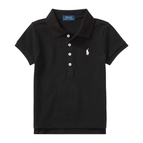 Girls Polo Ralph Lauren Kids Short Sleeve Mesh Polo Shirt (Little Kids)