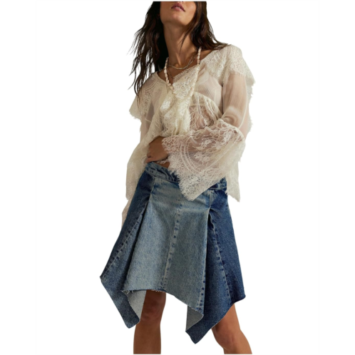 Womens Free People We The Free Wild River Handkerchief Skirt