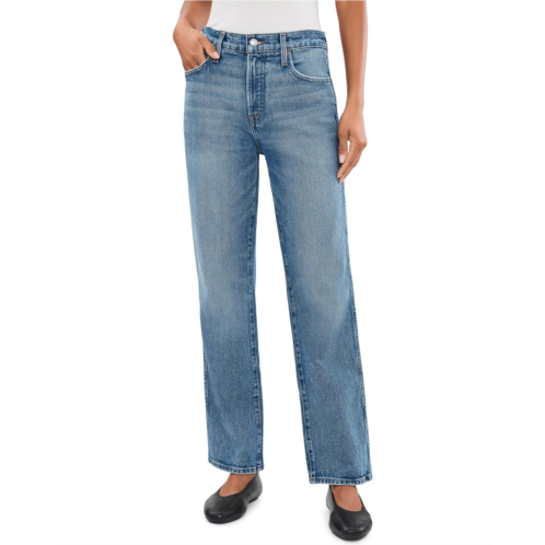 Womens Madewell The Longline Straight Jean in Pickett Wash