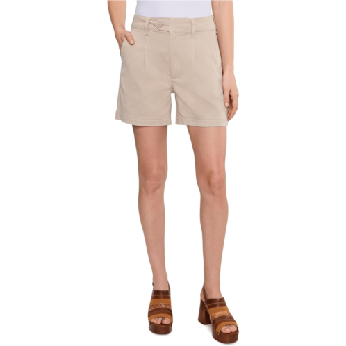 Womens Liverpool Los Angeles 5 Mid-Rise Soft Touch Twill Pleated Trouser Shorts