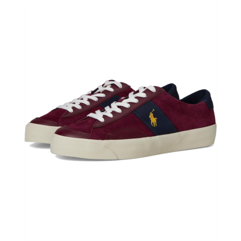 Mens Polo Ralph Lauren Suede Leather-Sayer Sport-Sneakers-Low Top Lace