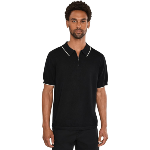 Mens Liverpool Los Angeles Short Sleeve Zip Sweater Polo