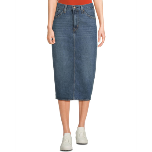 Womens Levis Womens Moto Icon Skirt