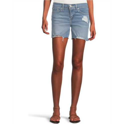 Womens Levis Womens Mid Length Short Update