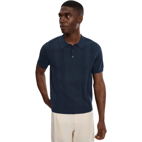 Mens Liverpool Los Angeles Short Sleeve Sweater Knit Polo