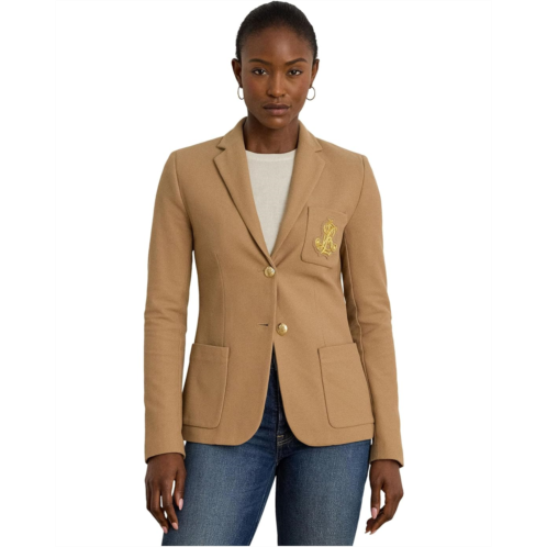POLO Ralph Lauren Womens Lauren Ralph Lauren Petite Bullion Jacquard Blazer