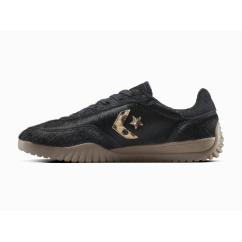 Converse womens run star trainer shoes in black