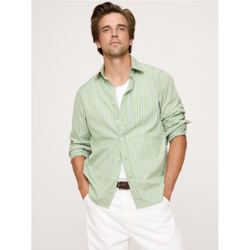 Bananarepublic Standard-Fit Washed Cotton Poplin Shirt