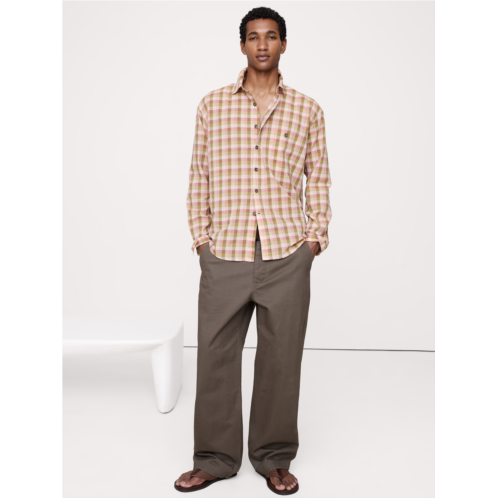 Bananarepublic Relaxed-Fit Summerweight Cotton Shirt