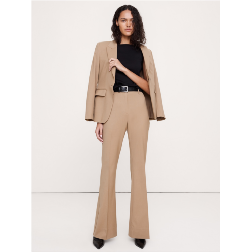 Bananarepublic High-Rise Flare Italian Lightweight Wool Pant