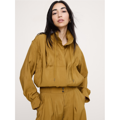 Bananarepublic Luster Twill Utility Jacket