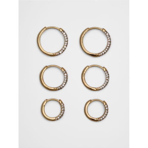 bananarepublic Huggie Earrings Multipack