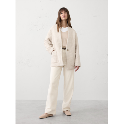 bananarepublic Knit Boucle Coat