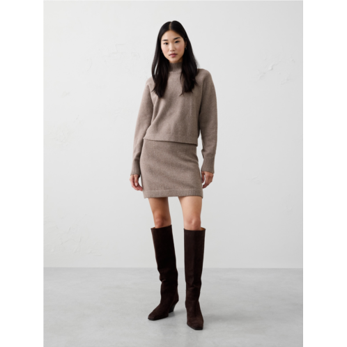 bananarepublic Ribbed Mini Sweater Skirt