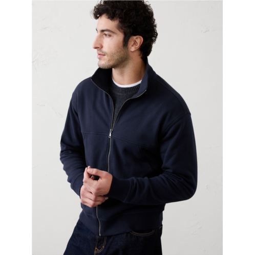 bananarepublic Washed Mock-Neck Jacket